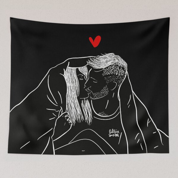 Item preview, Couple in love under the covers designed and sold by Culturesensible.