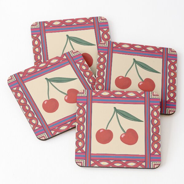 Item preview, Red Cherry  Pattern - Illustration Jemma Jamie Skidmore  designed and sold by Jemma Jamie Skidmore.