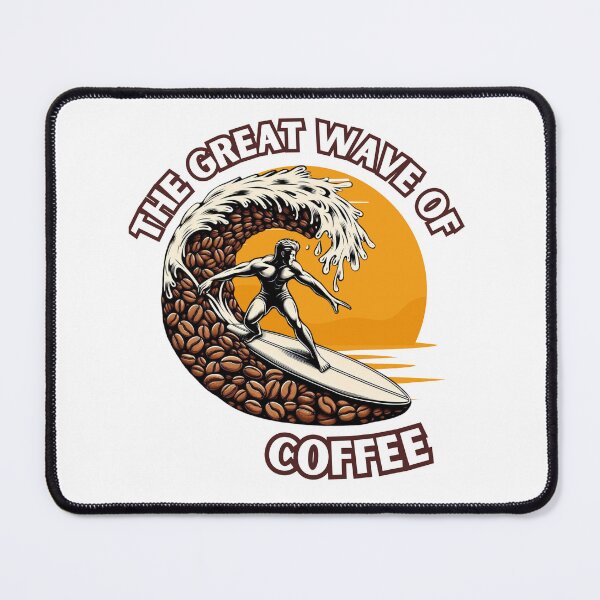 Item preview, the great wave of coffee designed and sold by zingbing.
