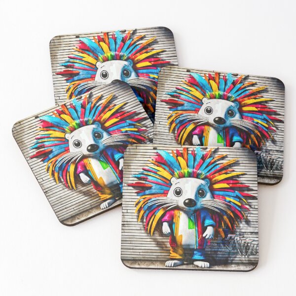 Item preview, Urban graffiti street art Porcupine designed and sold by Drone-tees.