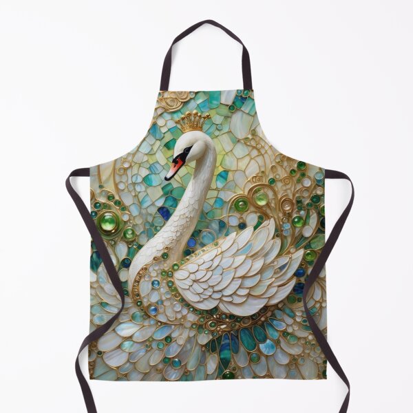 Item preview, Mother of Pearl Mosaic Swan designed and sold by purplesensation.