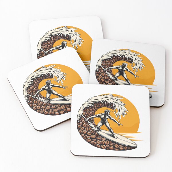 Item preview, the great wave of coffee designed and sold by zingbing.