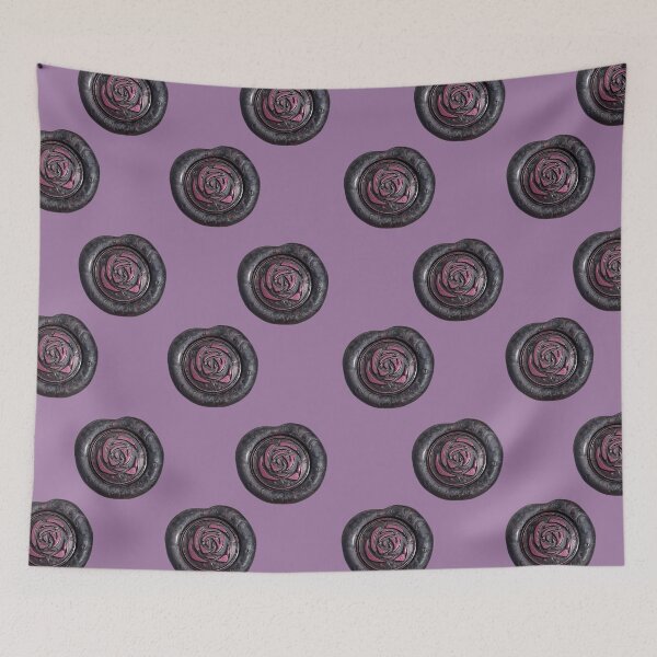 Item preview, Wax Seal - minimalistic rose, grey/pink designed and sold by Elinda96.