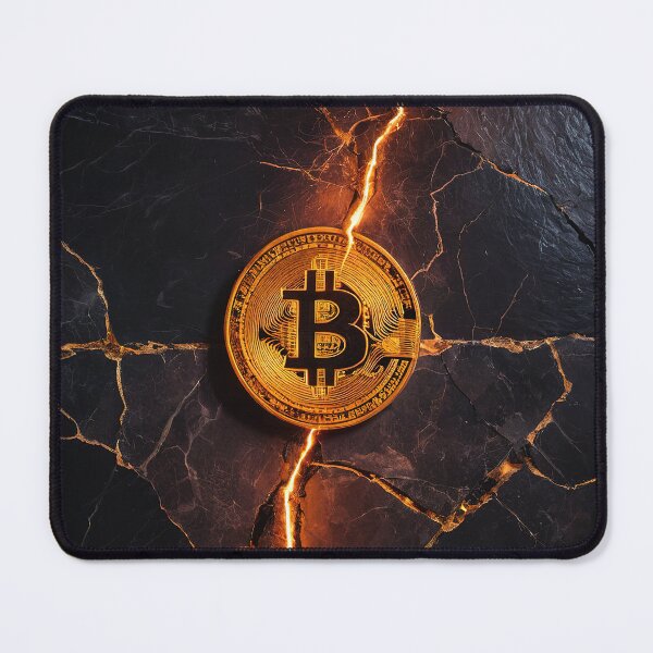 Item preview, Bitcoin Core: Lava Cracked Marble Wall designed and sold by RK - Shop.