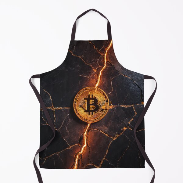 Item preview, Bitcoin Core: Lava Cracked Marble Wall designed and sold by RK - Shop.