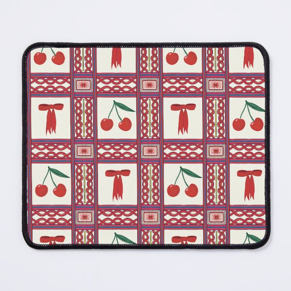 Item preview, Bow and Cherry Romance picnic Pattern - Illustration Jemma Jamie Skidmore designed and sold by Jemma Jamie Skidmore.