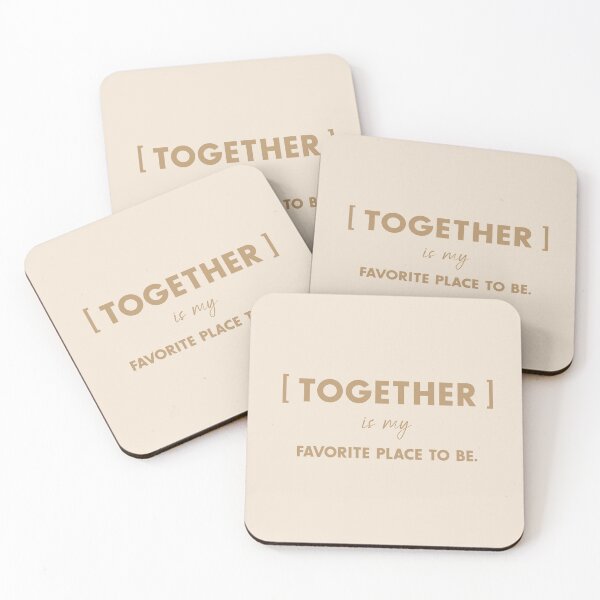 Item preview, [TOGETHER] is my favorite place to be, Unique designed and sold by villacreativa.