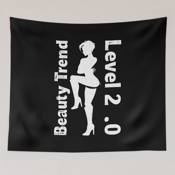 Item preview, Beauty Trend Level 2.0 Confident White Silhouette Elegance designed and sold by SplashTastic.