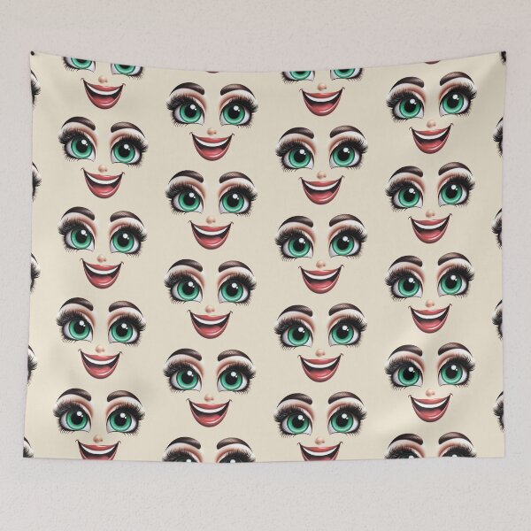 Item preview, Charming female face. Smiling face.Emoticon. designed and sold by MagelliShop.