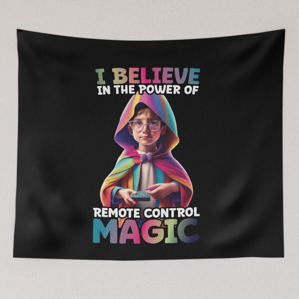 Item preview, I Believe In The Power Of Remote Control Magic Funny designed and sold by Dressed For  Duty.