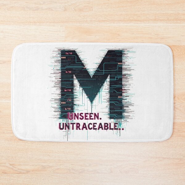 Item preview, Monero "Unseen Untraceable" Circuit Tee designed and sold by TrendVoyager.
