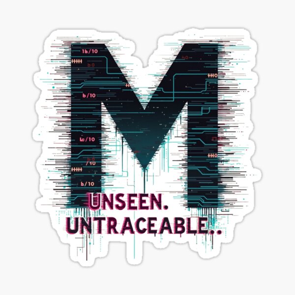 Item preview, Monero "Unseen Untraceable" Circuit Tee designed and sold by TrendVoyager.