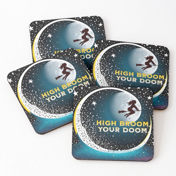 Item preview, Witches' Broom in the Night designed and sold by Schwefli.