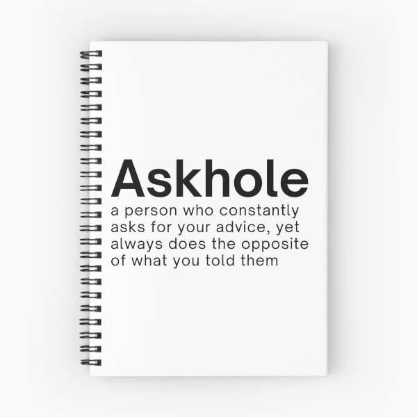 Item preview, Askhole definition designed and sold by Alberto Dominguez.