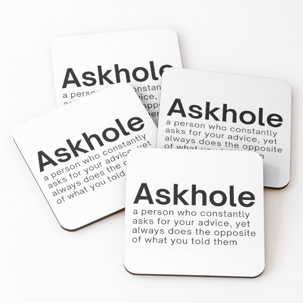 Item preview, Askhole definition designed and sold by Alberto Dominguez.