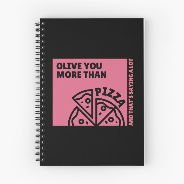 Item preview, Olive You More Than Pizza designed and sold by artsomenautte.