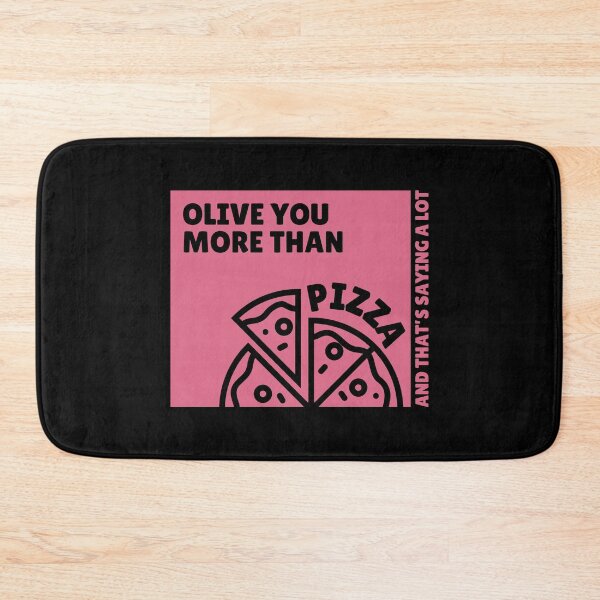 Item preview, Olive You More Than Pizza designed and sold by artsomenautte.