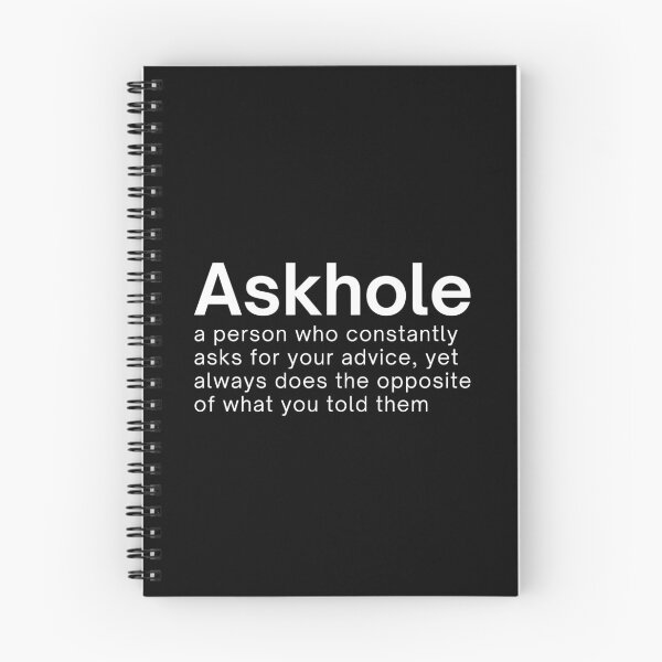 Item preview, funny askhole definition designed and sold by Alberto Dominguez.