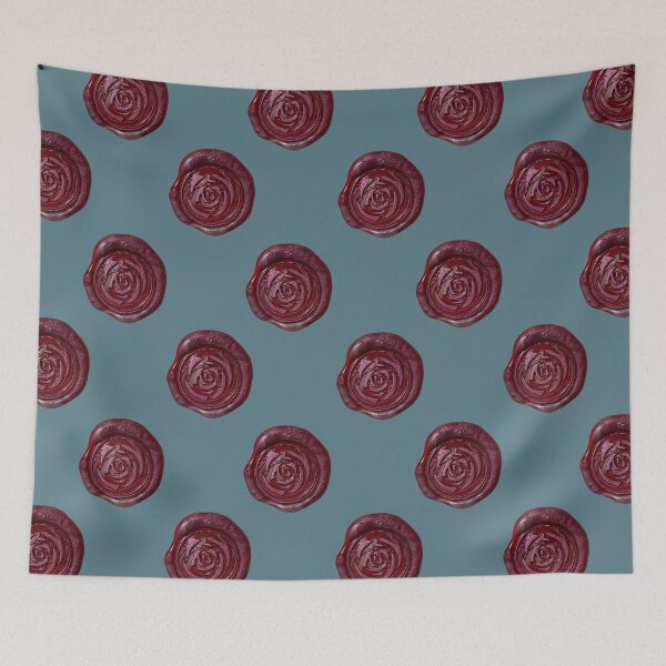 Item preview, Wax Seal - minimalistic rose, red/pink designed and sold by Elinda96.