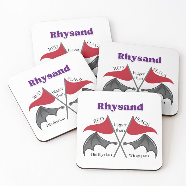 Item preview, Rhysand's Red Flags designed and sold by FaeAndFiction.