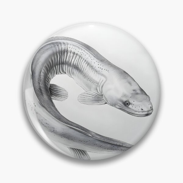 Item preview, Realistic electric eel pencil drawing designed and sold by Pencil-Art.