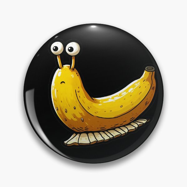 Item preview, Quirky Banana Slug Cartoon - Funny and Unique Illustration designed and sold by Psycho-Crazy.