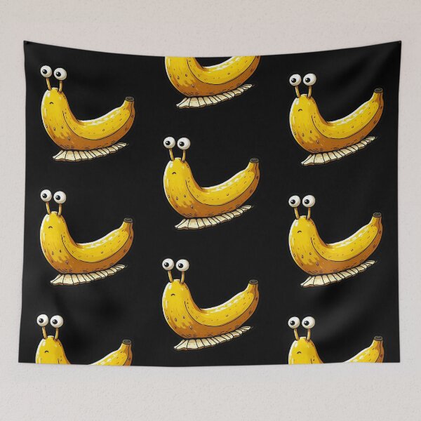 Item preview, Quirky Banana Slug Cartoon - Funny and Unique Illustration designed and sold by Psycho-Crazy.