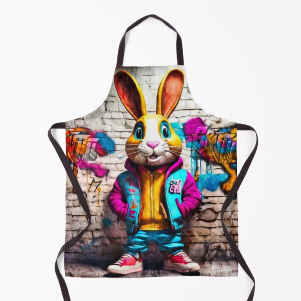 Item preview, Urban graffiti street art Bunny Rabbit designed and sold by Drone-tees.
