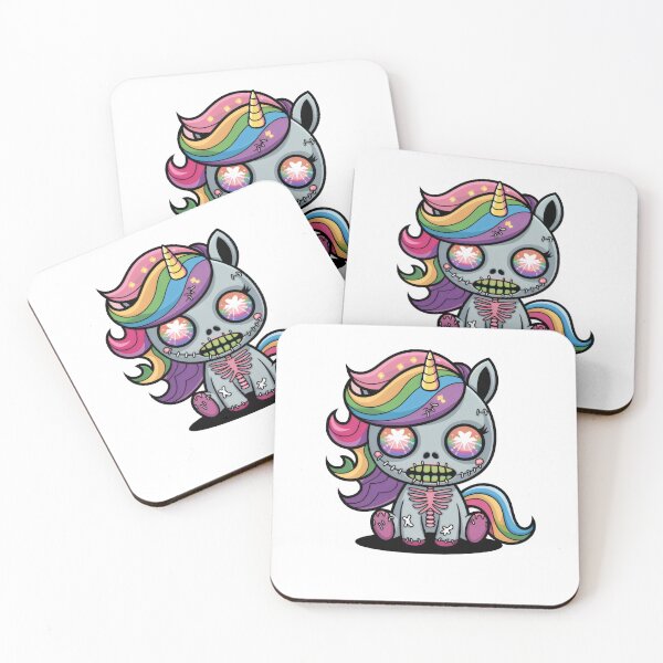 Item preview, Creepy Zombie Unicorn Horror Rainbow designed and sold by bukajart.