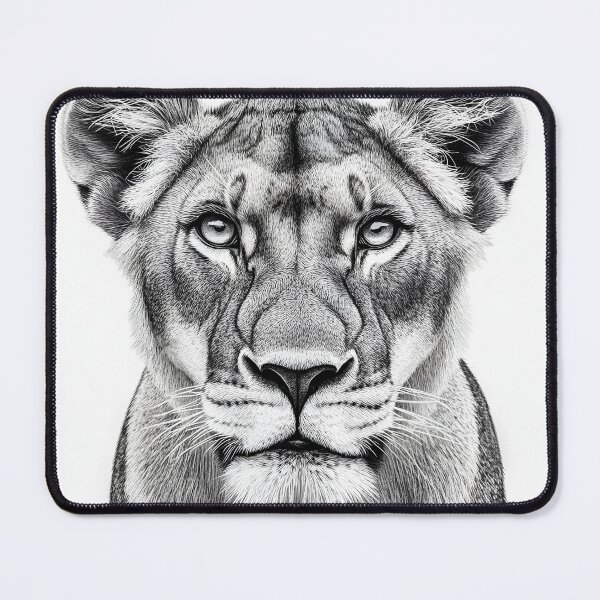 Item preview, Realistic lioness pencil drawing designed and sold by Pencil-Art.