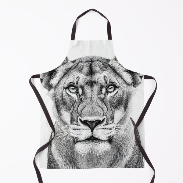 Item preview, Realistic lioness pencil drawing designed and sold by Pencil-Art.