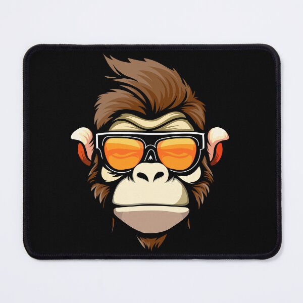 Item preview, Monkey with glasses designed and sold by Mustafa Cicek.