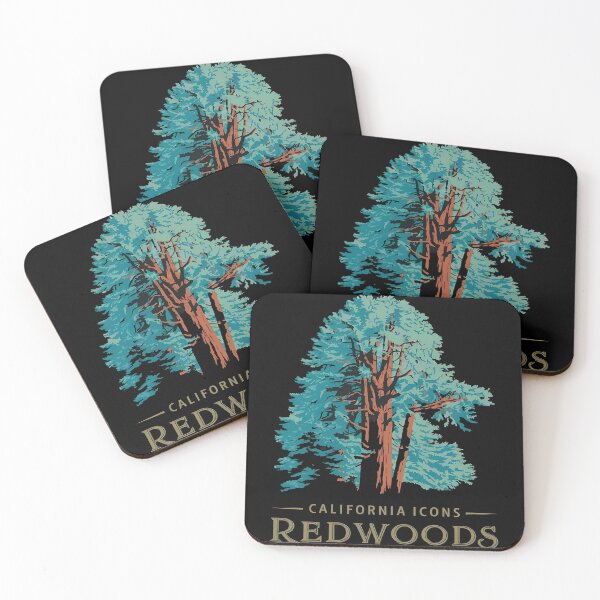 Item preview, CA Redwoods - California icons - California redwoods - Sequoia trees - California Giants designed and sold by JansenGS.
