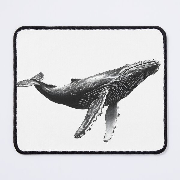 Item preview, Realistic Whale pencil drawing designed and sold by Pencil-Art.