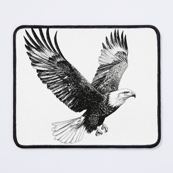 Item preview, Realistic Bald Eagle pencil drawing designed and sold by Pencil-Art.