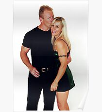 Black & Green Poster