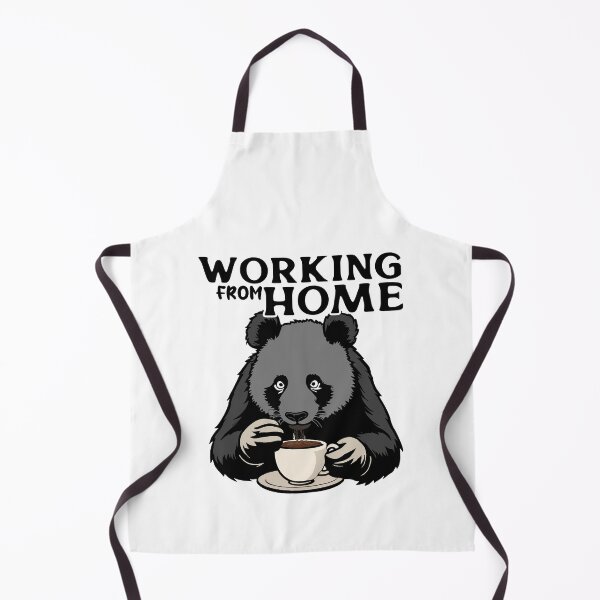 Item preview, working from home panda coffee designed and sold by TEEDESIGMSTUDIO.