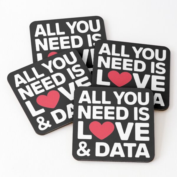 Item preview, All you need is love and data teacher designed and sold by love3617.