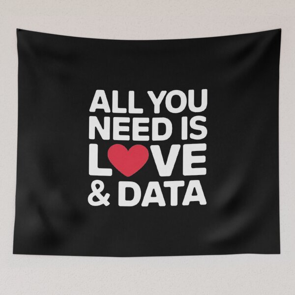 Item preview, All you need is love and data teacher designed and sold by love3617.