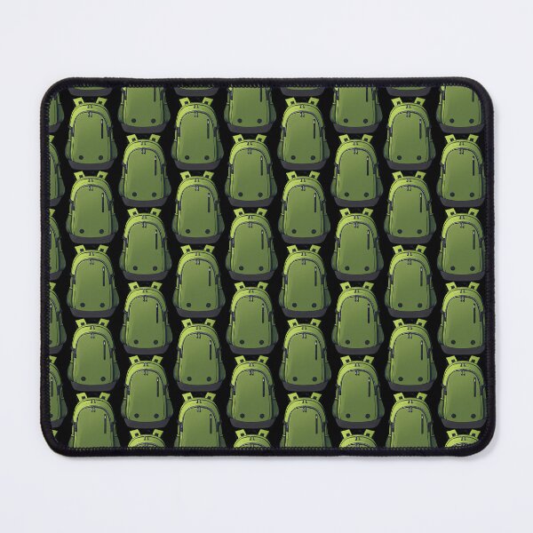 Item preview, Vibrant Green Backpack with Zipper and Mesh Side Pockets designed and sold by artwaves.