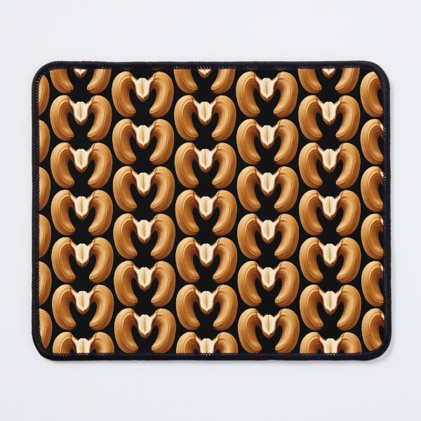 Item preview, Creative Cashew Nut Art Arrangement on Transparent Background designed and sold by artwaves.