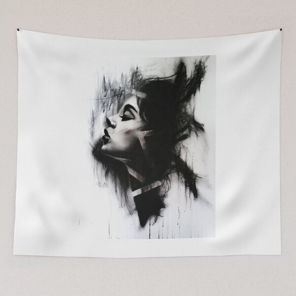 Item preview, Abstract modern women portrait designed and sold by Sascha  Schürz.