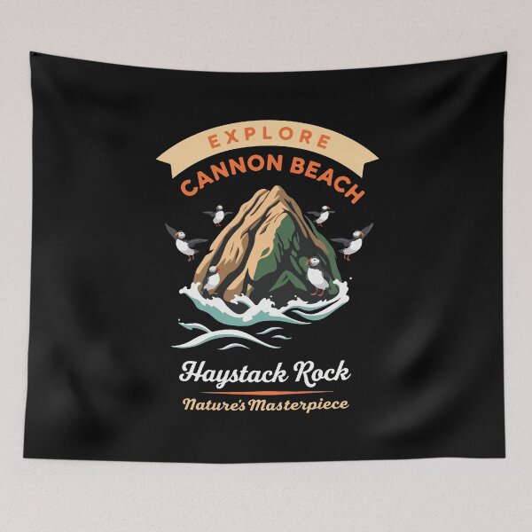Item preview, Explore Cannon Beach: Haystack Rock designed and sold by mergmart.