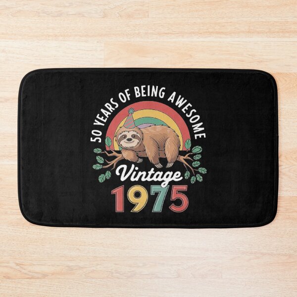 Item preview, 50 Year Old Gifts Vintage 1975 Sloth 50th Birthday Mens & Women designed and sold by love3617.