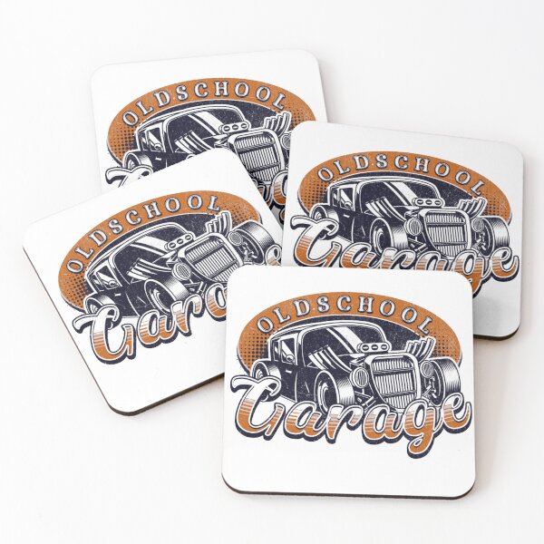 Item preview, Oldschool Garage – Vintage Car Enthusiast Design designed and sold by Colorten.