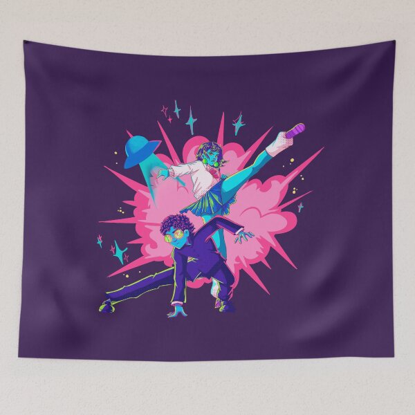 Item preview, 80s aesthetic - Momo and Okarun designed and sold by lennenart.
