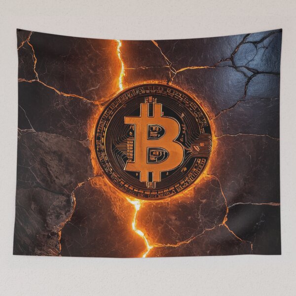 Item preview, Alt Season: Bitcoin Cracks Under Pressure designed and sold by RK - Shop.