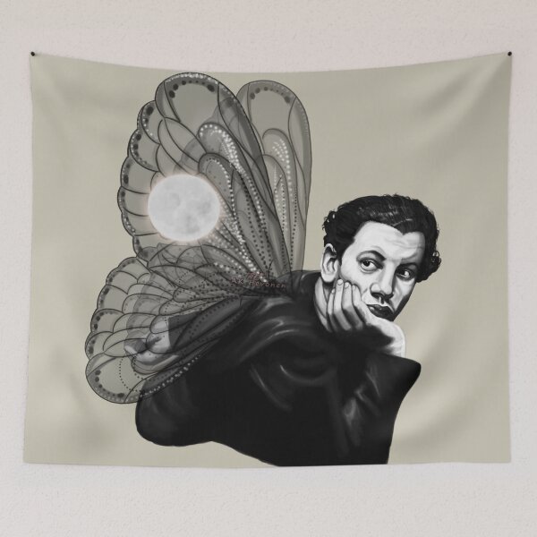 Item preview, Peter Ustinov Butterfly, Painting designed and sold by AK-Hevonen.