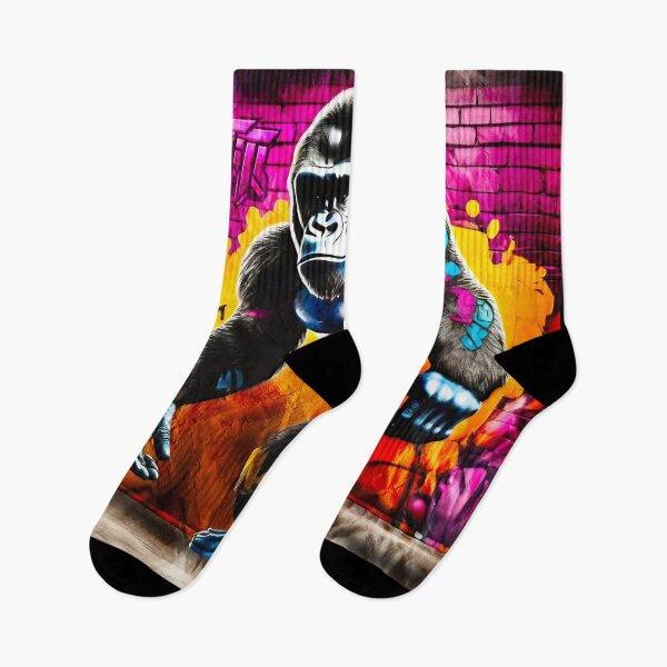Item preview, Urban graffiti street art Gorilla designed and sold by Drone-tees.