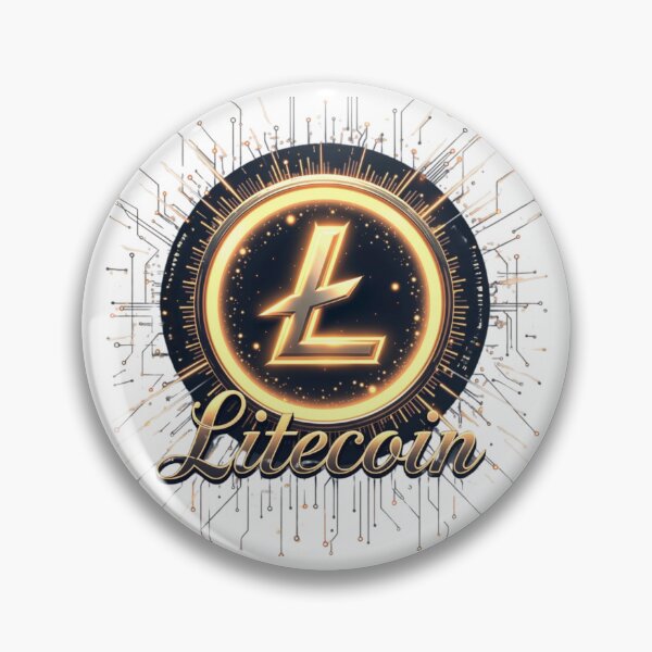 Item preview, Litecoin "Solar Surge" Radiant Crypto Tee designed and sold by TrendVoyager.